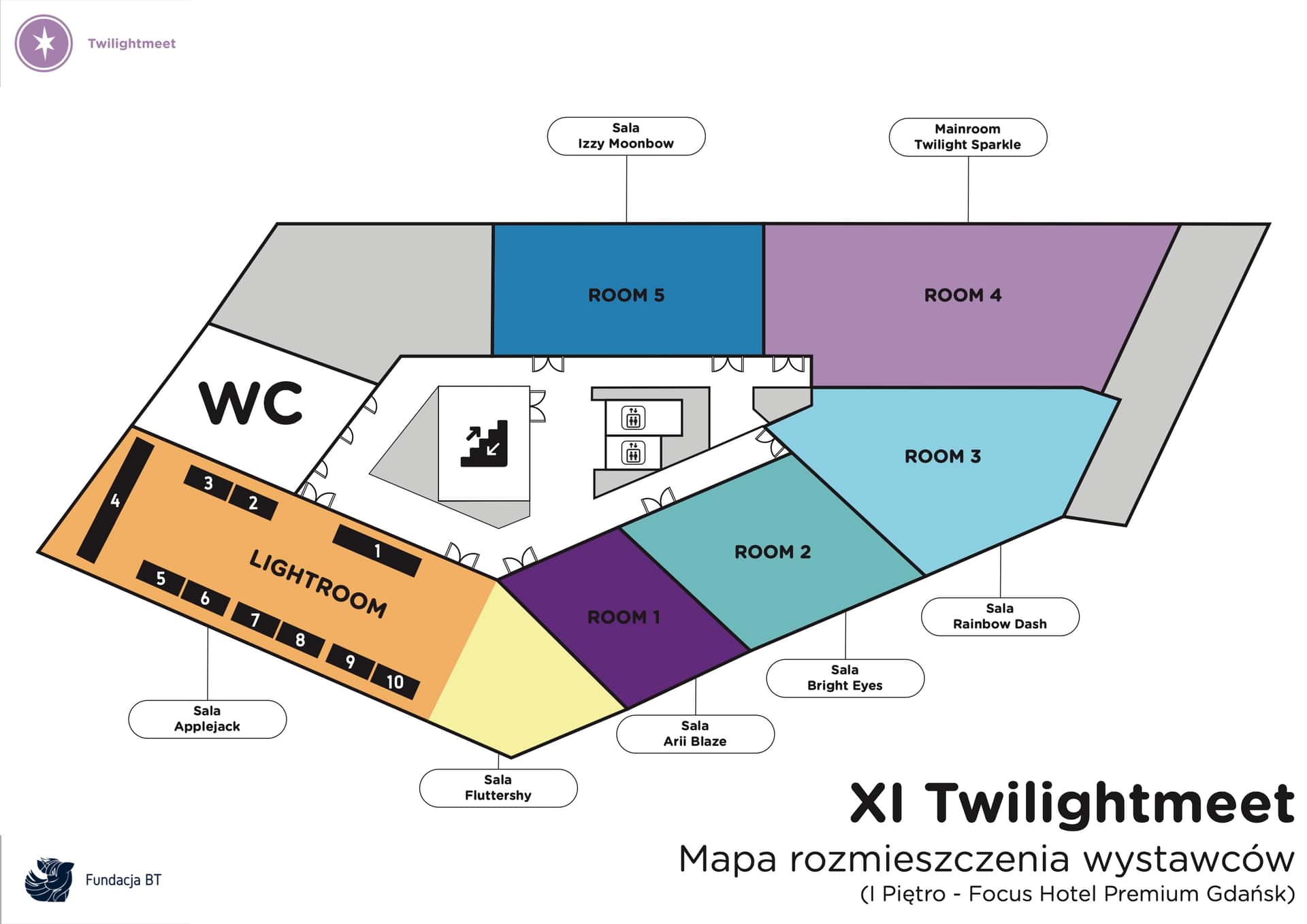 Mapa wystawców
